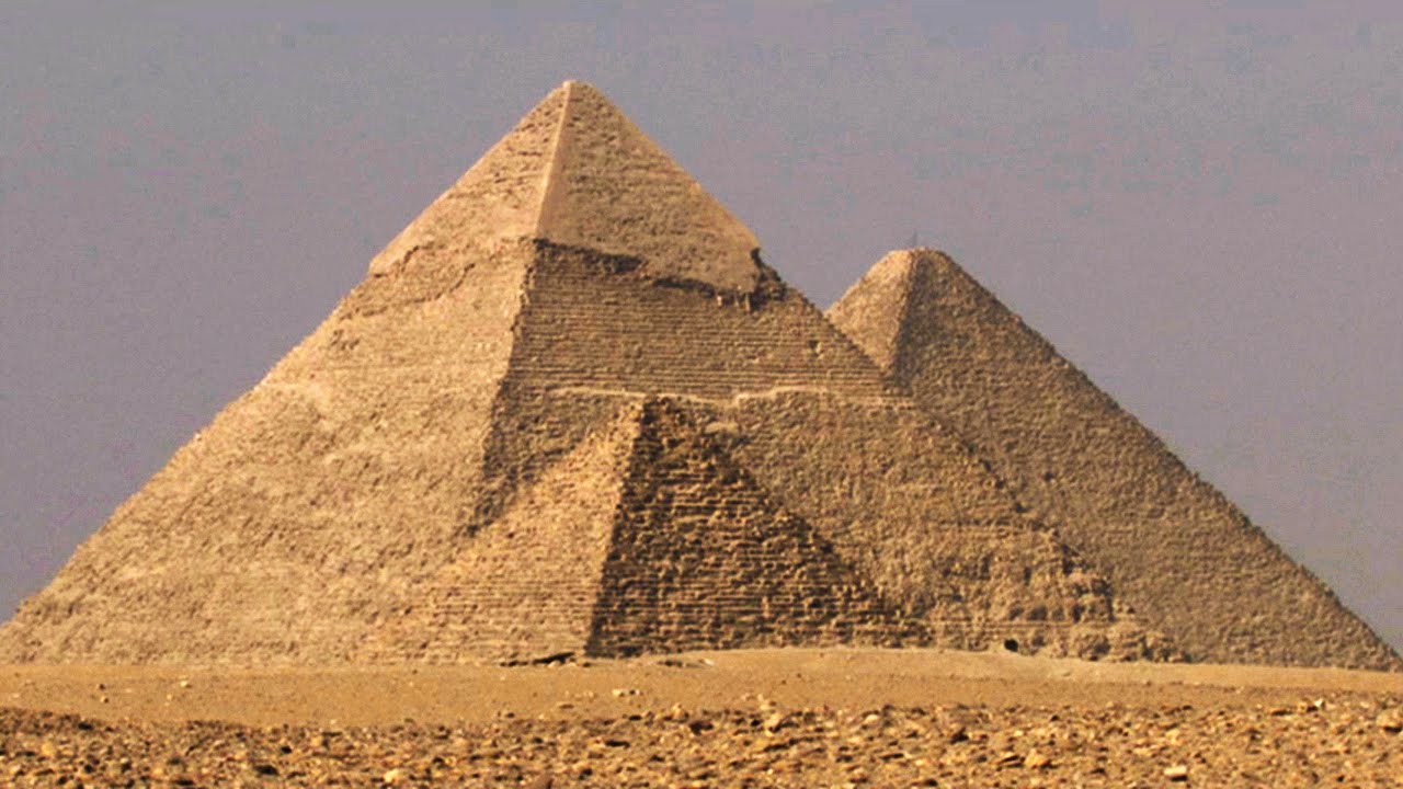 The great pyramids and sphinx