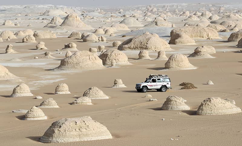 White desert safari Egypt 2023